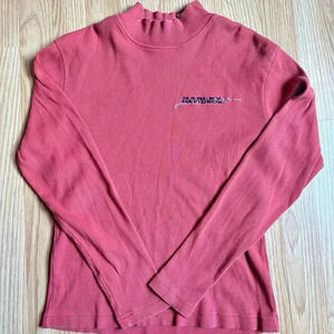 Harley Davidson long sleeve women’s tee size small burnt orange motorcycle wear